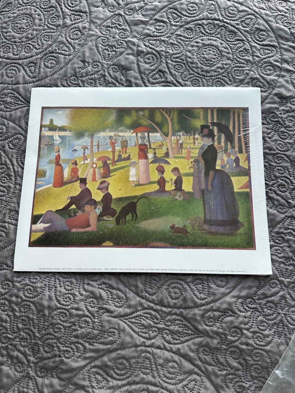 Seurat-Inspired 'A Sunday on La Grande Jatte' Art Print - Multi-Color